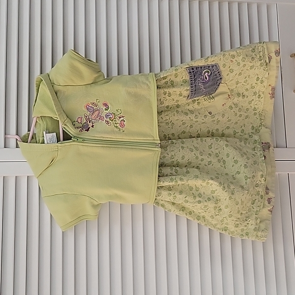 Naartjie Dress with matching zip hoodie sz M (5yrs) - Picture 5 of 6